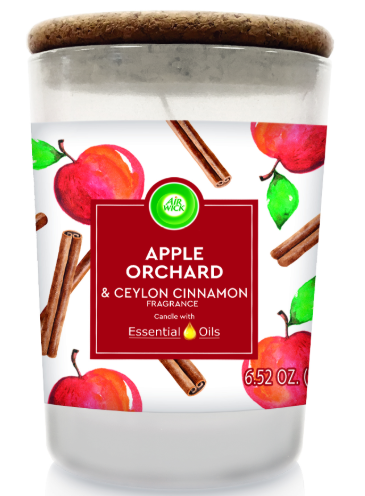 AIR WICK Candle  Apple Orchard  Ceylon Cinnamon